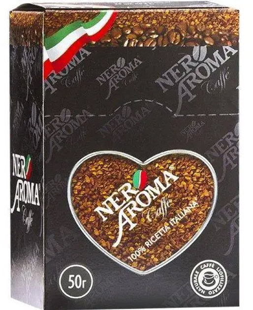 Кофе растворимый Nero Aroma 2 г x 25 стиков (4820093483124) - Фото 1