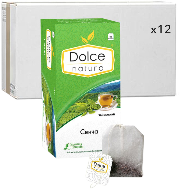 Чай Dolce Natura Сенча 50 г 12 шт. (2000006535658) - Фото 1