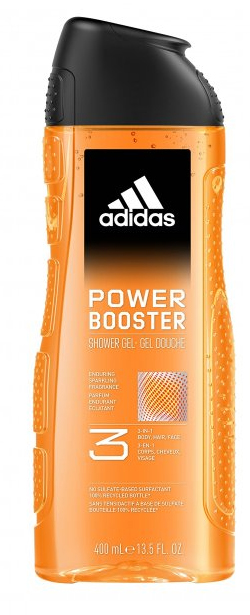 Гель для душа Adidas Power Booster 400 мл (3616303459536) - Фото 1