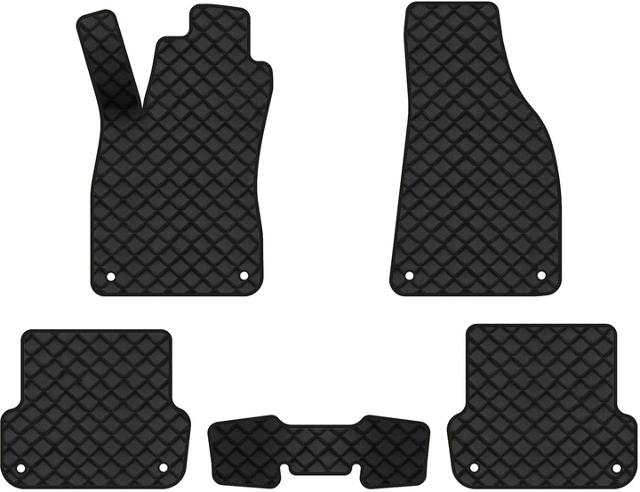 Коврики из экокожи в салон авто EVAtech ECO для A4 (B7) MT Audi 2004-2008 3 поколение Combi EU AU3414CV5AV8BBB - Фото 1