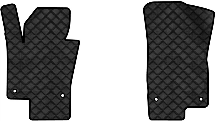 Килимки з екошкіри в салон авто передні EVAtech ECO для Passat (B6) (with armrest) Volkswagen 2005-2010 6 покоління Sedan EU VW3264AA2AV4BBB - Фото 1