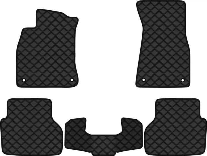 Коврики из экокожи в салон авто EVAtech ECO для A6 (C8) Hybrid Audi 2018 5 поколение Sedan EU AU44463CB5AV4BBB - Фото 1