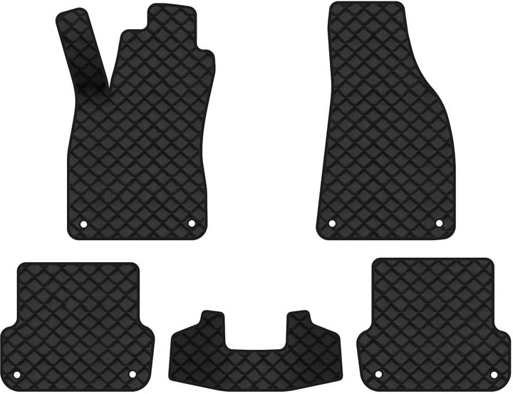 Килимки з екошкіри в салон авто EVAtech ECO для A4 (B6) MT Audi 2000-2004 2 покоління Combi EU AU1410CV5AV8BBB - Фото 1