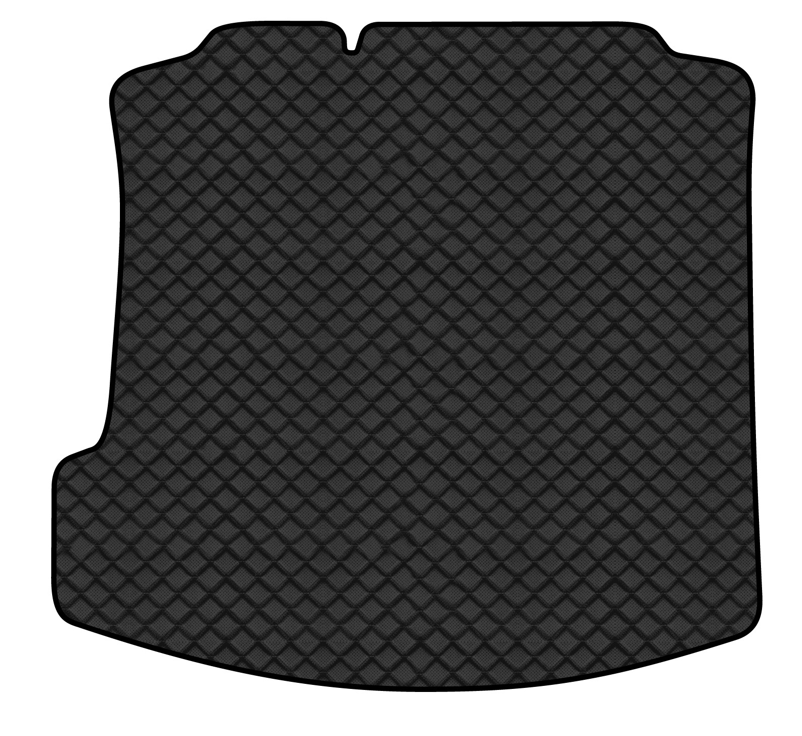 Коврик из экокожи в багажник авто EVAtech для Bora Volkswagen 1998-2005 1 поколение Sedan EU (VW1875B1BBB) - Фото 1