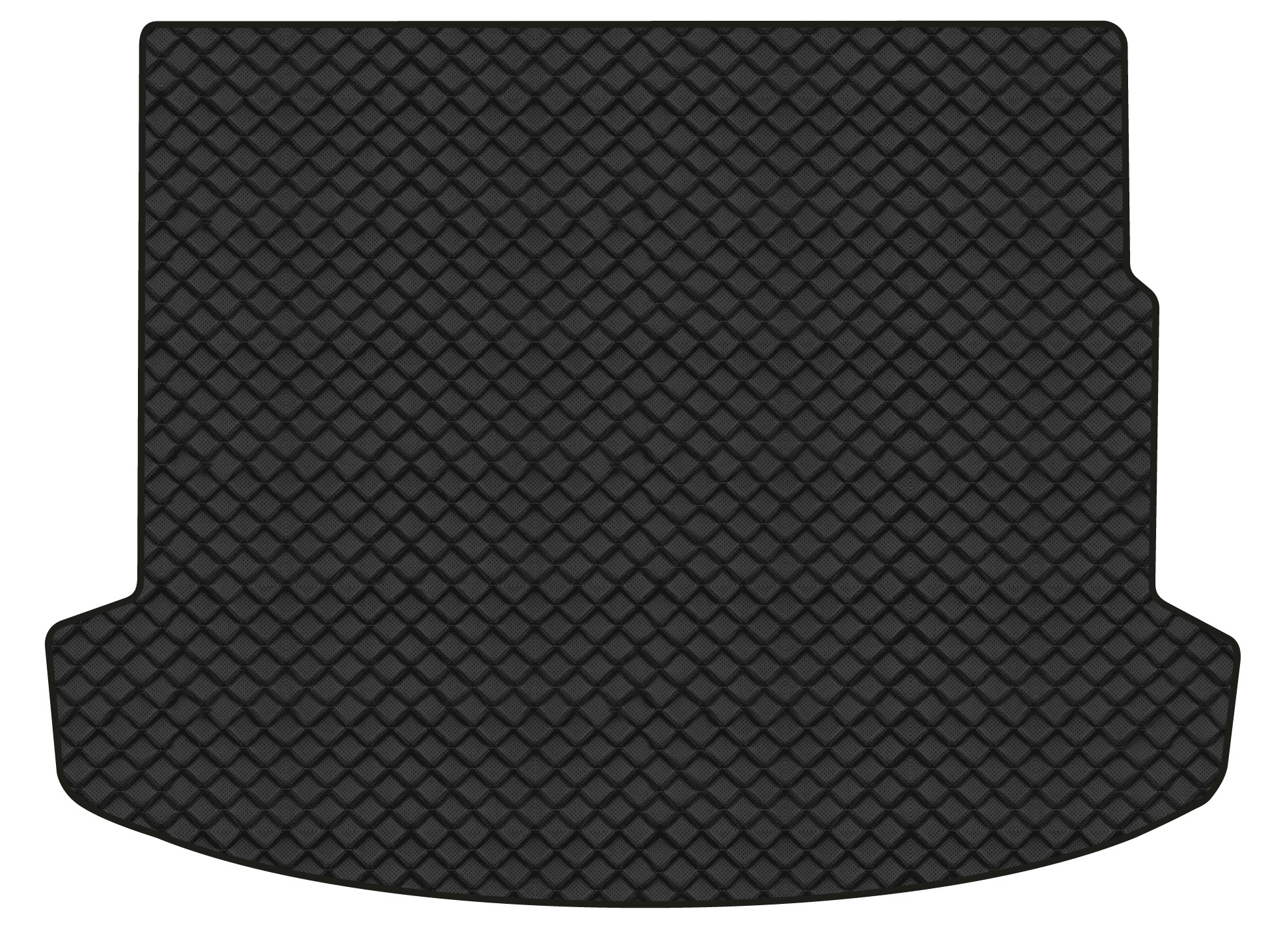 Килимок з екошкіри в багажник авто EVAtech ECO для Megane (III) AT Renault 2008-2016 3 покоління Combi EU RT3498BO1BBB - Фото 1