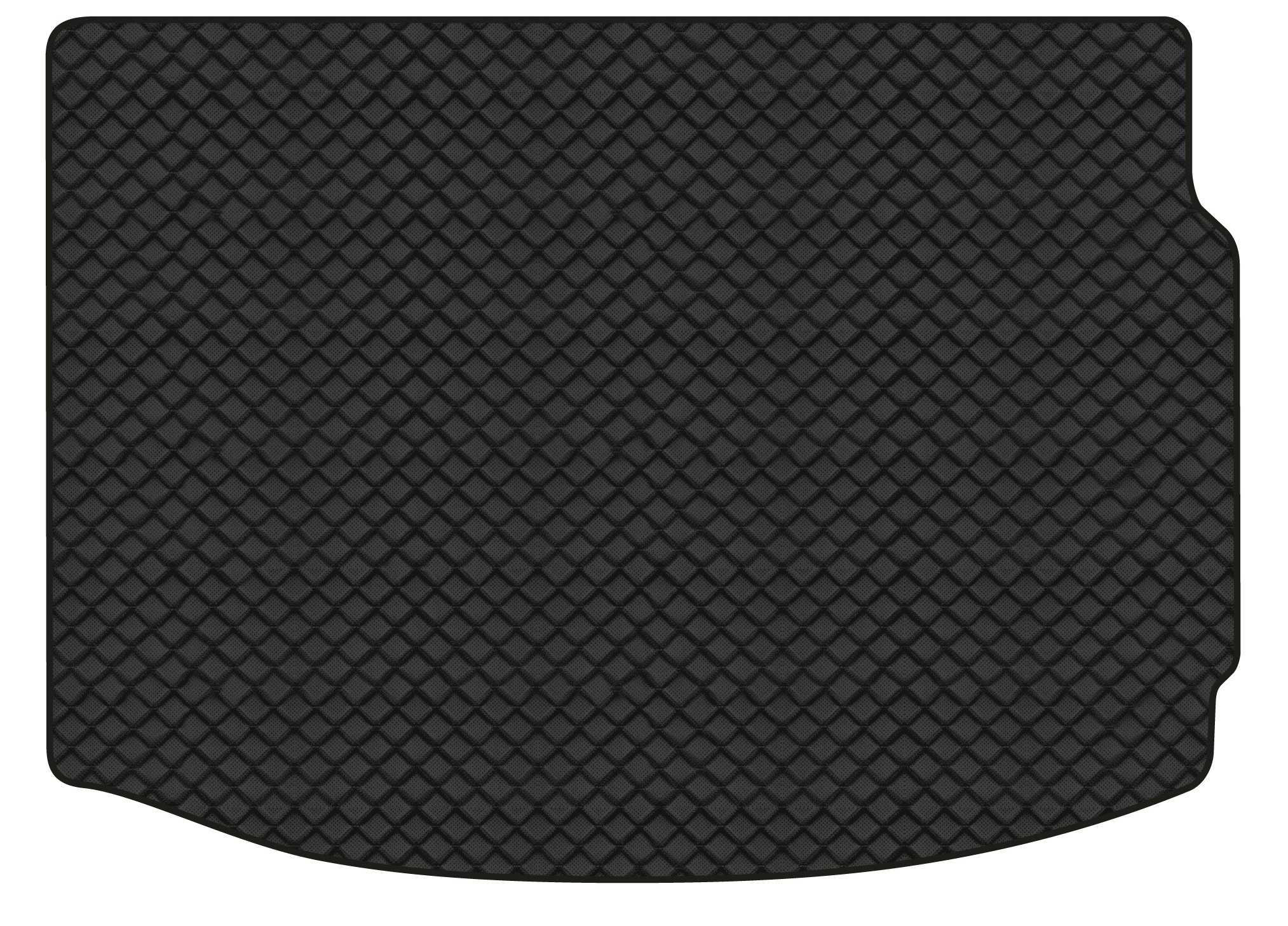 Килимок з екошкіри в багажник авто EVAtech ECO для Megane (III) 5-doors MT Renault 2008-2016 3 покоління Htb EU RT32111B1BBB - Фото 1