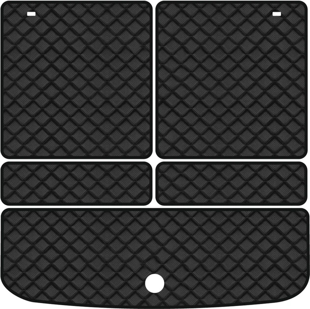 Килимок з екошкіри в багажник авто EVAtech ECO для Freemont Fiat 2011-2016 1 покоління SUV EU FT13773BE5BBB - Фото 1