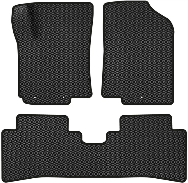 EVA коврики в салон авто EVAtech для Solaris (RBr) Hyundai 2010-2017 1 поколение Sedan EU HY33197ZE3LA3RBB - Фото 1