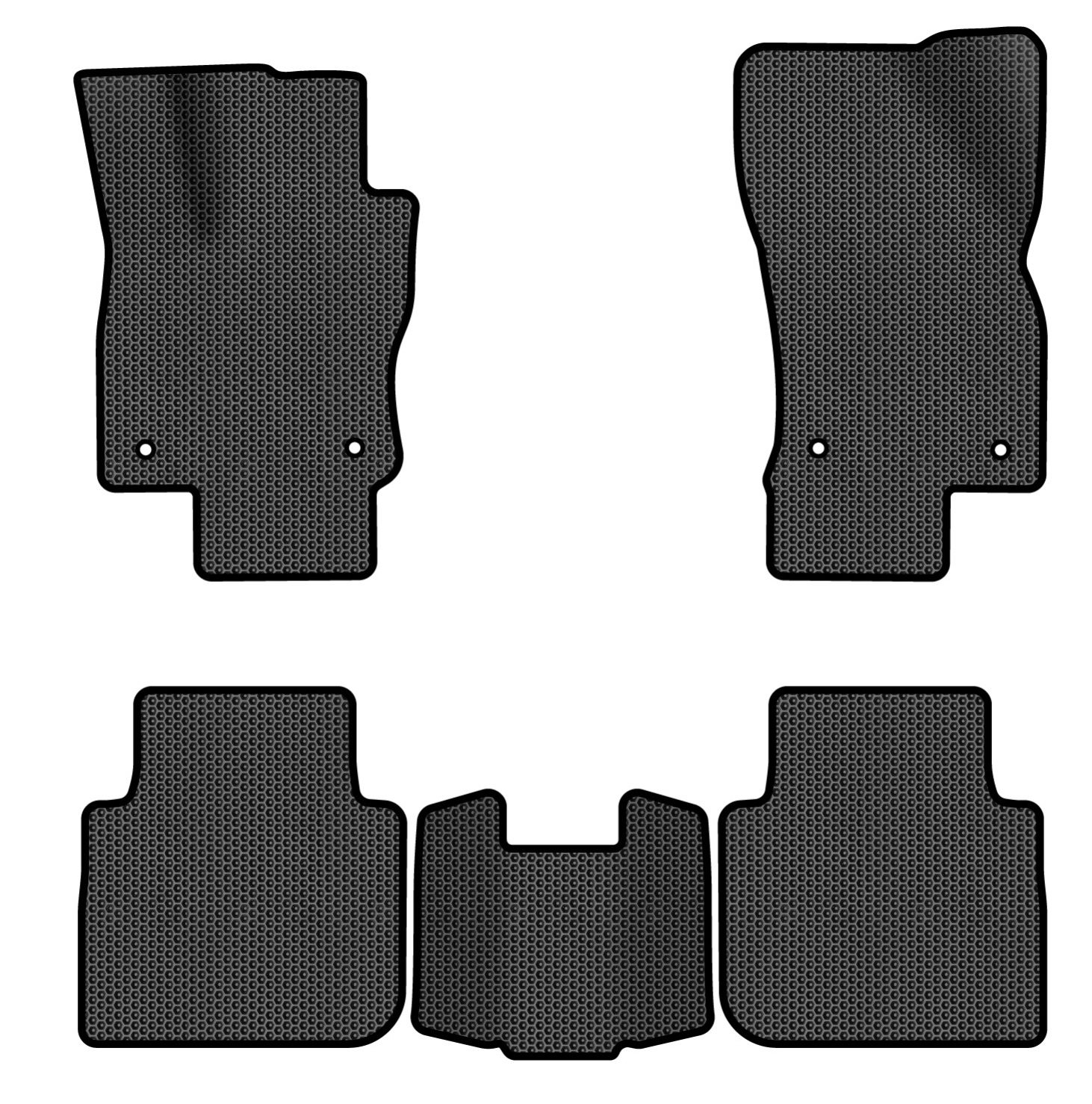 EVA килимки в салон авто EVAtech для Tiguan Allspace 7 seats Volkswagen 2016-2020 1 покоління SUV USA (VW1727CC5AV4SBB) - Фото 1