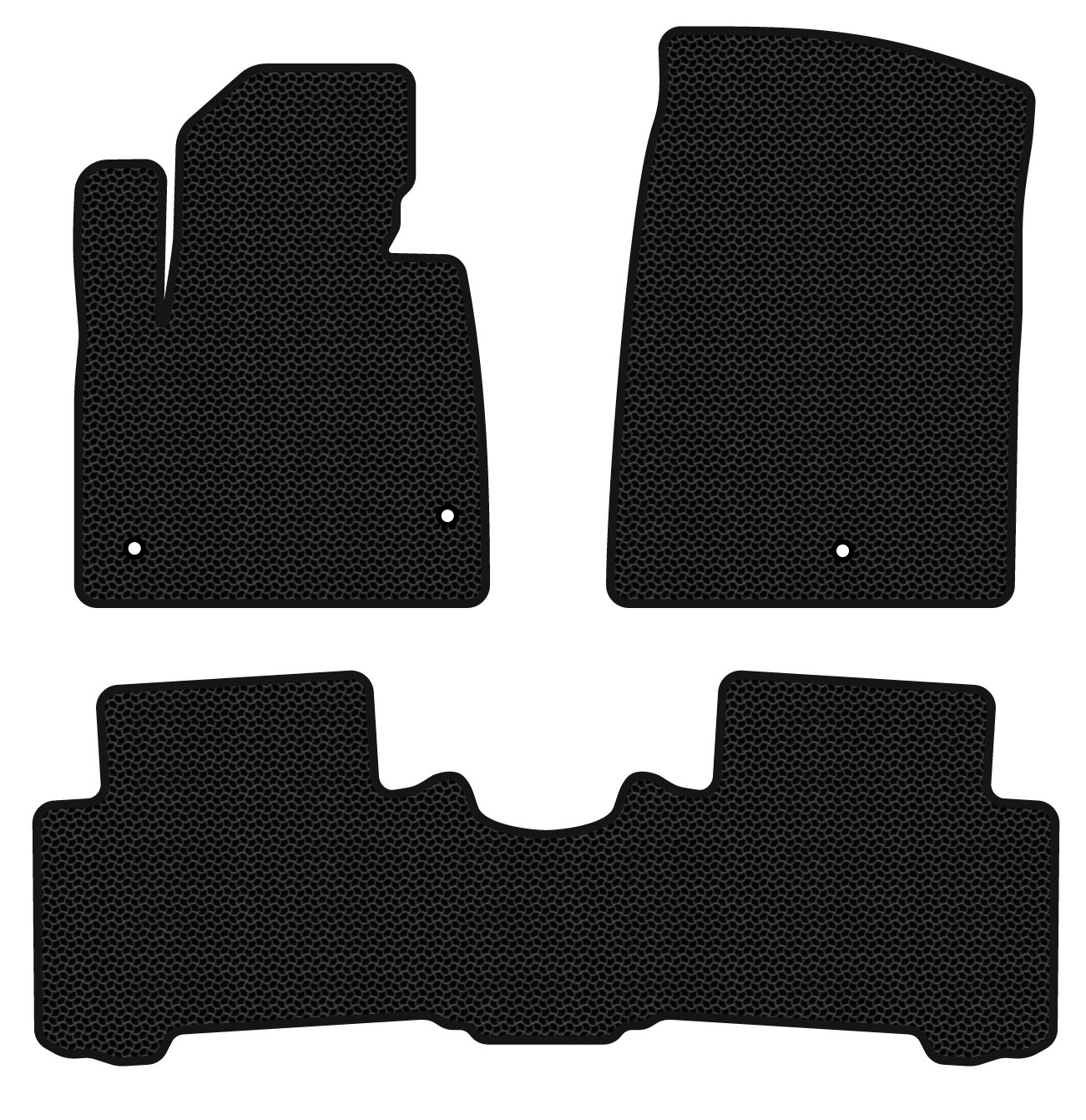 EVA коврики в салон авто EVAtech для Santa FE (DM) 7 seats Hyundai 2012-2017 3 поколение SUV USA HY34472Z3LA3KBB - Фото 1