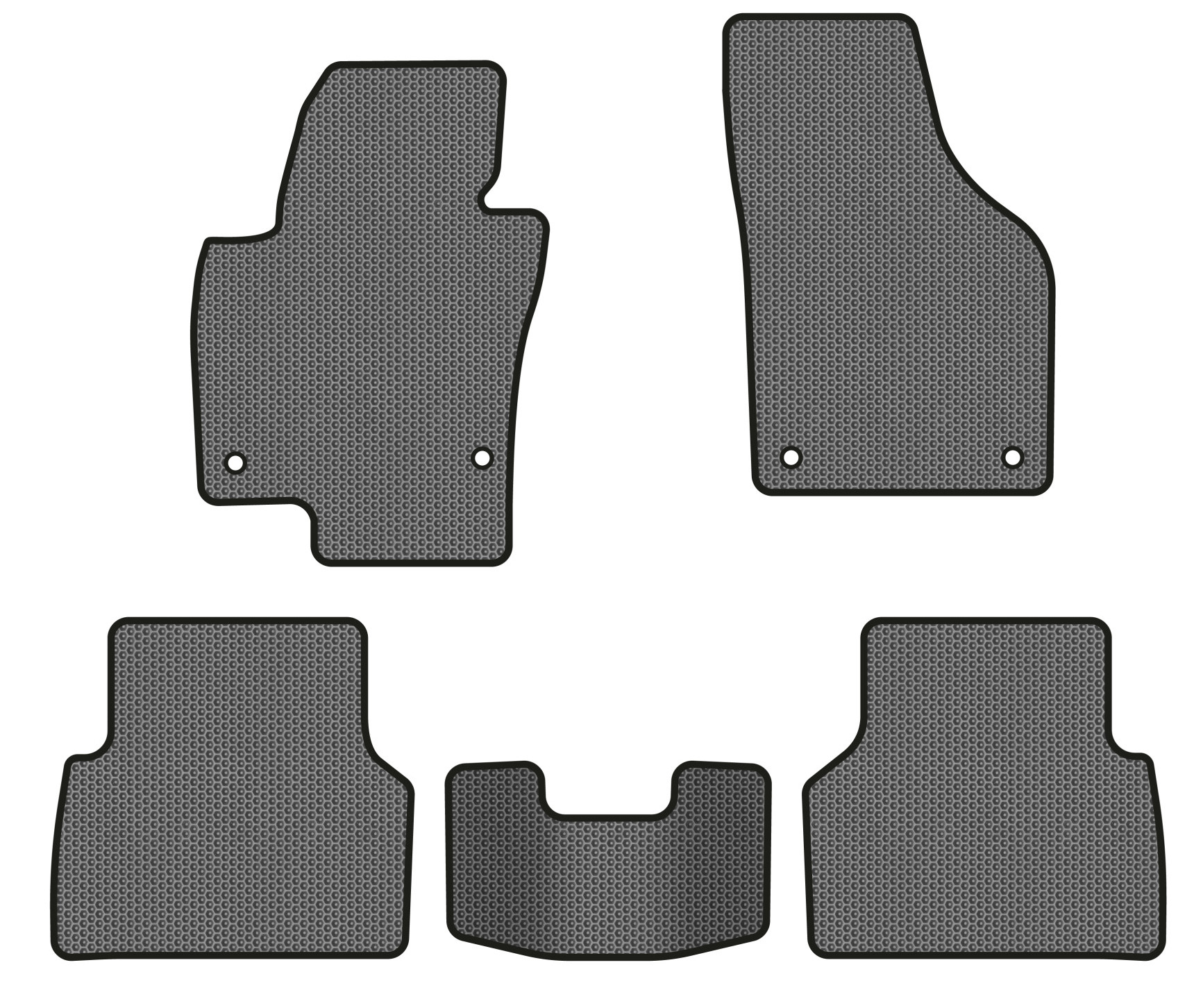 EVA коврики в салон авто EVAtech для Tiguan (NF) AT Volkswagen 2007-2018 1 поколение SUV EU (VW32872CZ5AV4SGB) - Фото 1
