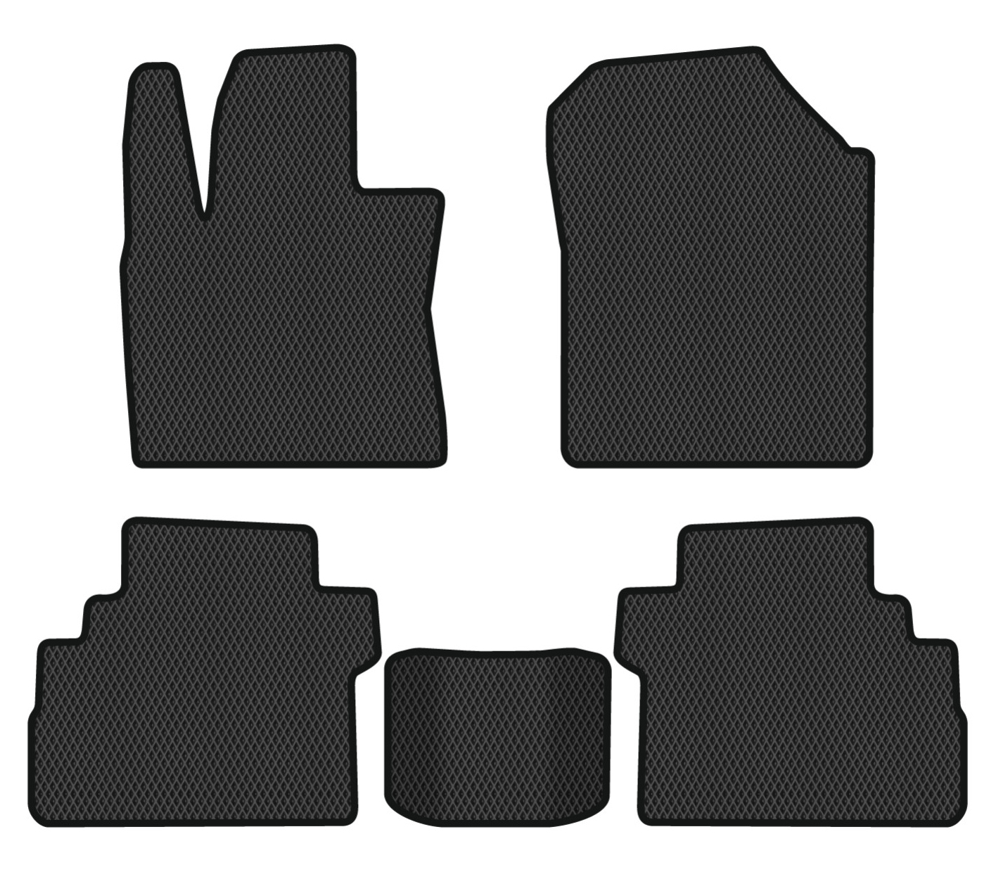 EVA килимки в салон авто EVAtech для iEVS4 JAC 2018 1 покоління SUV China JC1611CV5RBB - Фото 1