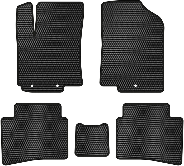 EVA килимки в салон авто EVAtech для Rio Kia 2011-2017 3 покоління Sedan EU (KI32966CV5RBB) - Фото 1