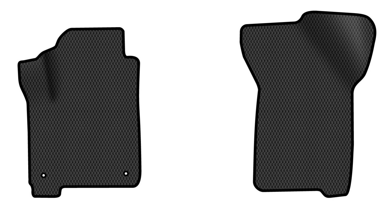 EVA килимки в салон авто передні EVAtech для Journey (2 clips) 6 seats Dodge 2007-2020 1 покоління SUV EU DE13399AD2LA2RBB - Фото 1