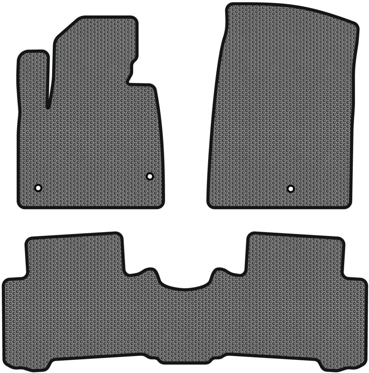 EVA коврики в салон авто EVAtech для Santa FE (DM) 7 seats Hyundai 2012-2017 3 поколение SUV USA HY34472Z3LA3SGB - Фото 1