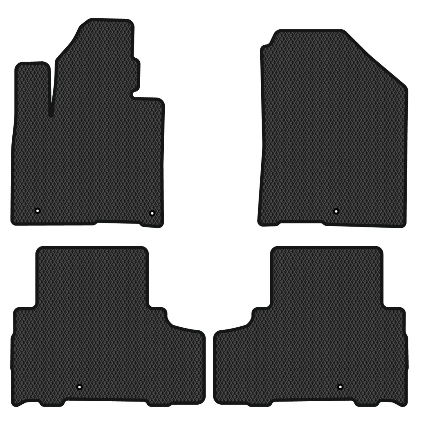 EVA коврики в салон авто EVAtech для Sorento (UM) 7 seats Kia 2014-2020 3 поколение SUV Korea KI1355PVC4LA5RBB - Фото 1