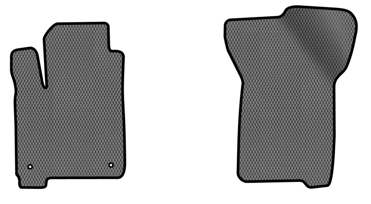 EVA килимки в салон авто передні EVAtech для Journey (2 clips) 6 seats Dodge 2007-2020 1 покоління SUV EU DE13399A2LA2RGB - Фото 1