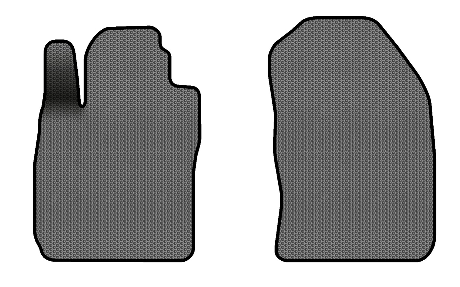 EVA коврики в салон авто передние EVAtech для Fiesta (Mark 7) 5-doors Ford 2009-2017 6 поколение Htb USA FD1699AV2SGB - Фото 1