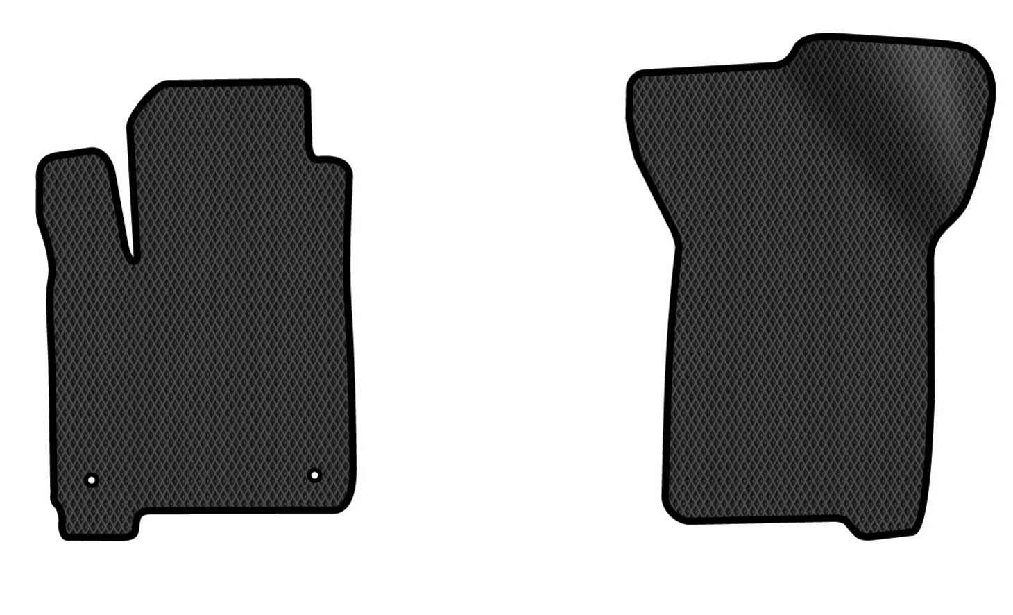 EVA килимки в салон авто передні EVAtech для Journey (2 clips) 6 seats Dodge 2007-2020 1 покоління SUV EU DE13399A2LA2RBB - Фото 1