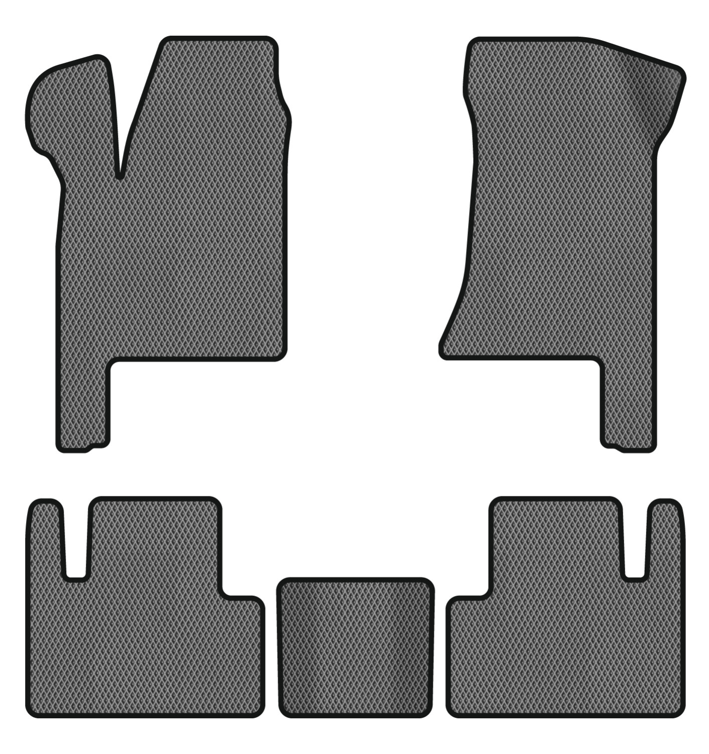 EVA килимки в салон авто EVAtech для Priora 2170 Lada 2007-2018 1 покоління Sedan EU LA3126CH5RGB - Фото 1