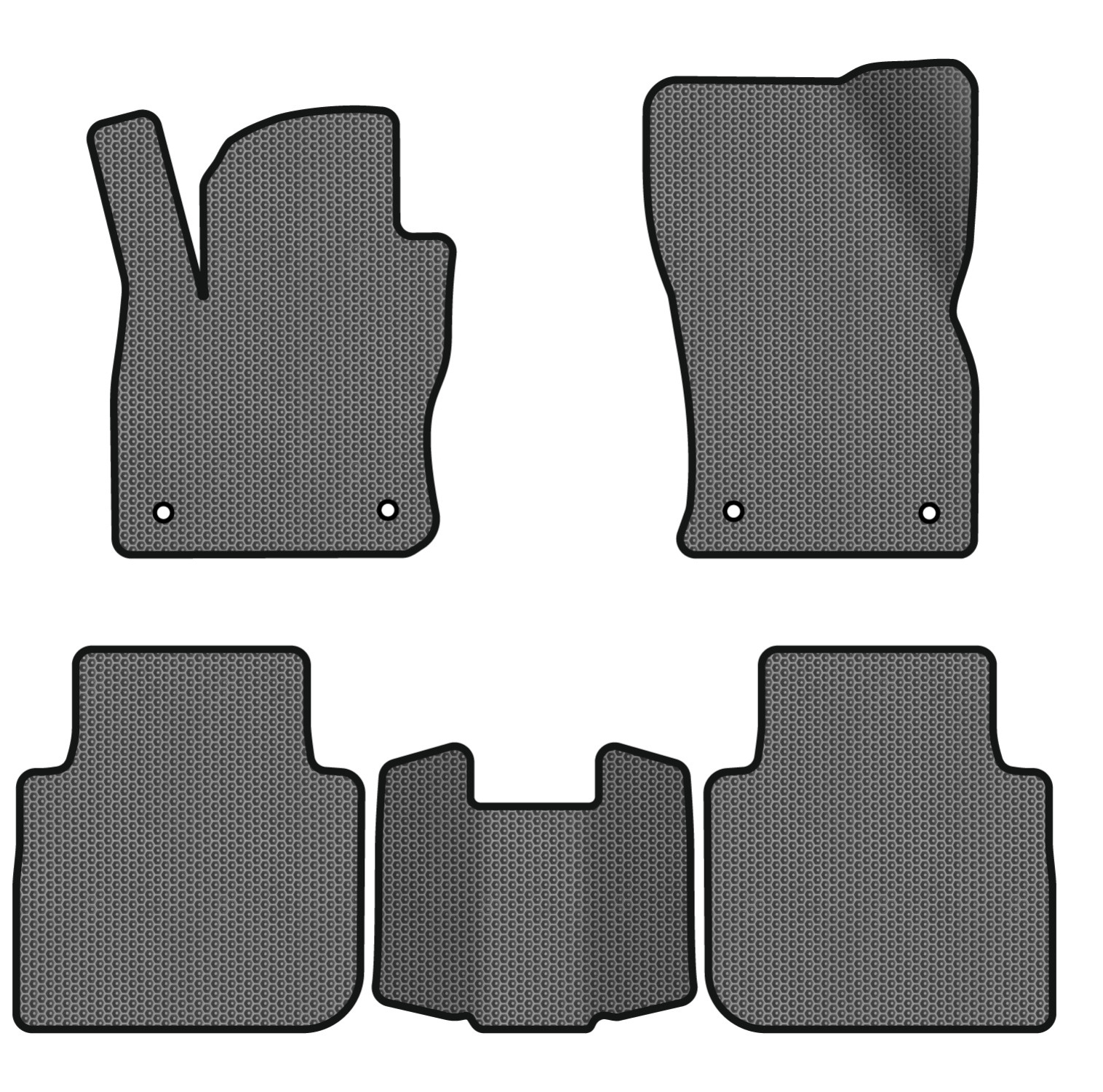 EVA коврики в салон авто EVAtech для Tiguan Allspace 5 seats Volkswagen 2016-2020 1 поколение SUV USA (VW13965CN5AV4SGB) - Фото 1