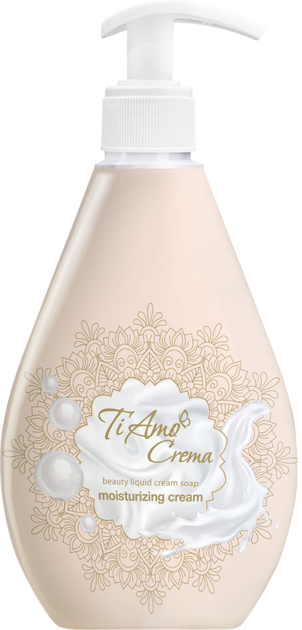Жидкое мыло для рук Ti Amo Crema Косметическое Увлажняющий крем (4820195508916) - Фото 1
