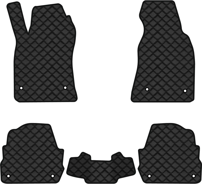 Коврики из экокожи в салон авто EVAtech ECO для A6 (C5) FWD Restyling Audi 2001-2004 2 поколение Combi EU AU32841CVK5AV8BBB - Фото 1