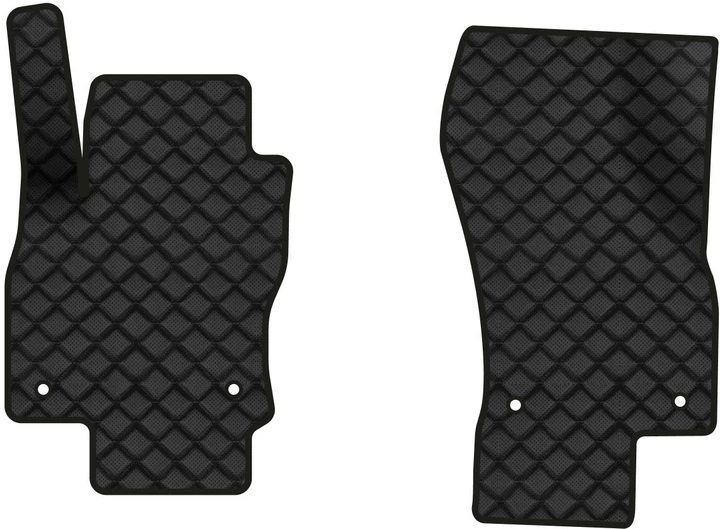 Килимки з екошкіри в салон авто передні EVAtech для Superb (B8) Skoda 2015-2024 3 покоління Liftback EU (SK3279AA2AV4BBB) - Фото 1