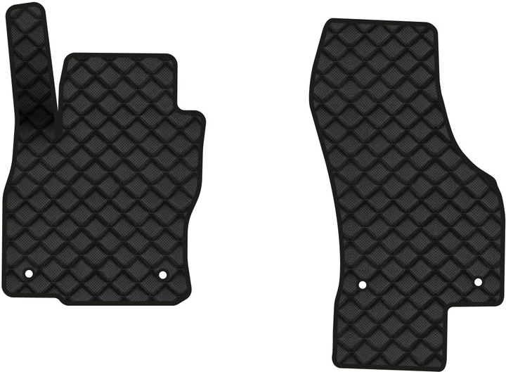 Коврики из экокожи в салон авто передние EVAtech для Superb (B8) Skoda 2015-2024 3 поколение Liftback EU (SK3279ARG2AV4BBB) - Фото 1