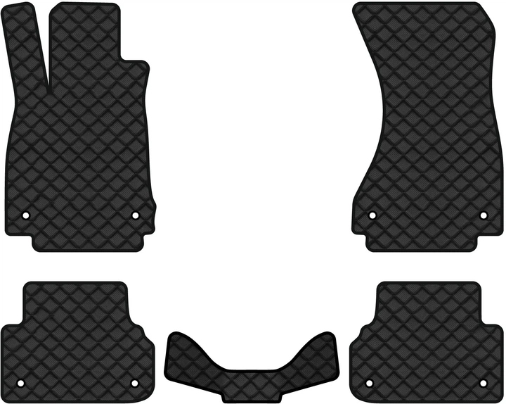 Коврики из экокожи в салон авто EVAtech ECO для A4 (B9) Audi 2015 5 поколение Sedan USA AU32322C5AV8BBB - Фото 1