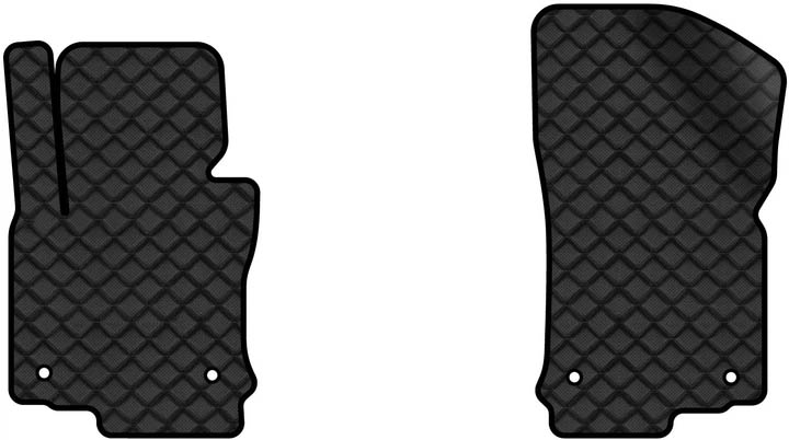 Килимки з екошкіри в салон авто передні EVAtech ECO для Golf (VI) AT Volkswagen 2009-2012 6 покоління Htb EU VW3260A2AV4BBB - Фото 1