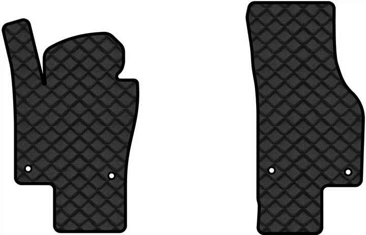 Килимки з екошкіри в салон авто передні EVAtech для Passat (B7) Volkswagen 2010-2014 7 покоління Combi EU VW3695AK2AV4BBB - Фото 1