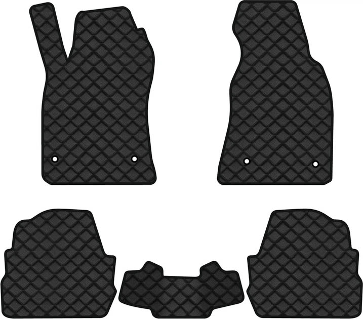 Коврики из экокожи в салон авто EVAtech ECO для A6 (C5) 4WD Restyling Audi 2001-2004 2 поколение Sedan EU AU31012CVB5AV4BBB - Фото 1