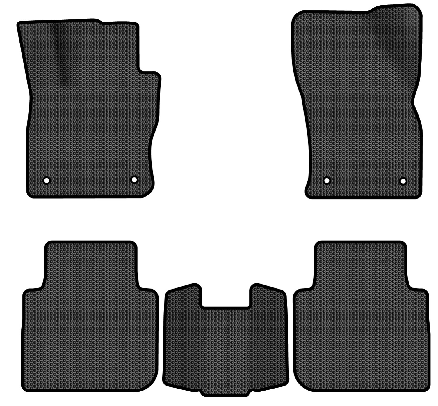 EVA килимки в салон авто EVAtech для Tiguan Allspace 7 seats Volkswagen 2016-2020 1 покоління SUV USA (VW1727CO5AV4SBB) - Фото 1