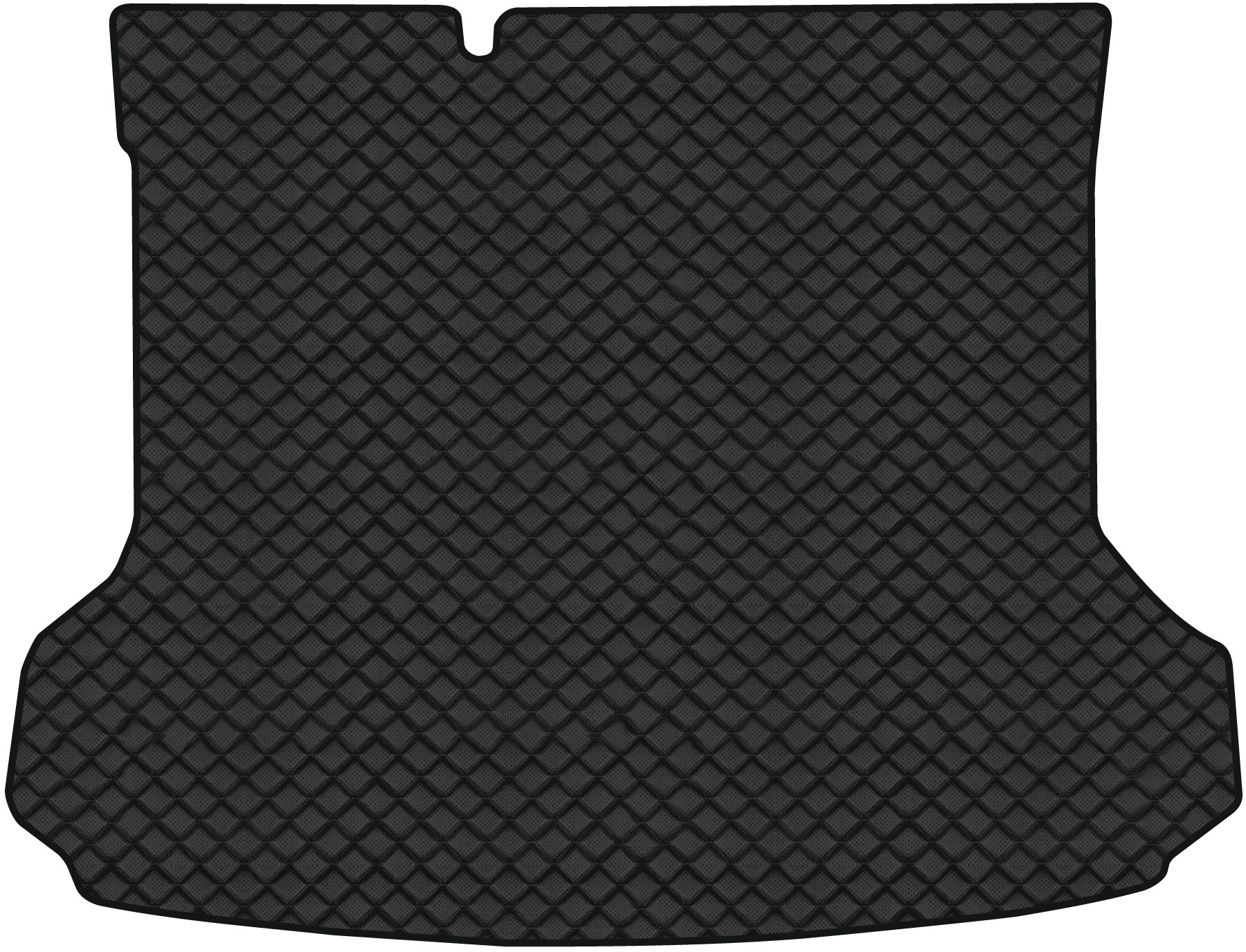 Килимок з екошкіри в багажник авто EVAtech для ID.4 X Volkswagen 2020 1 покоління SUV EU (VW12046BO1BBB) - Фото 1