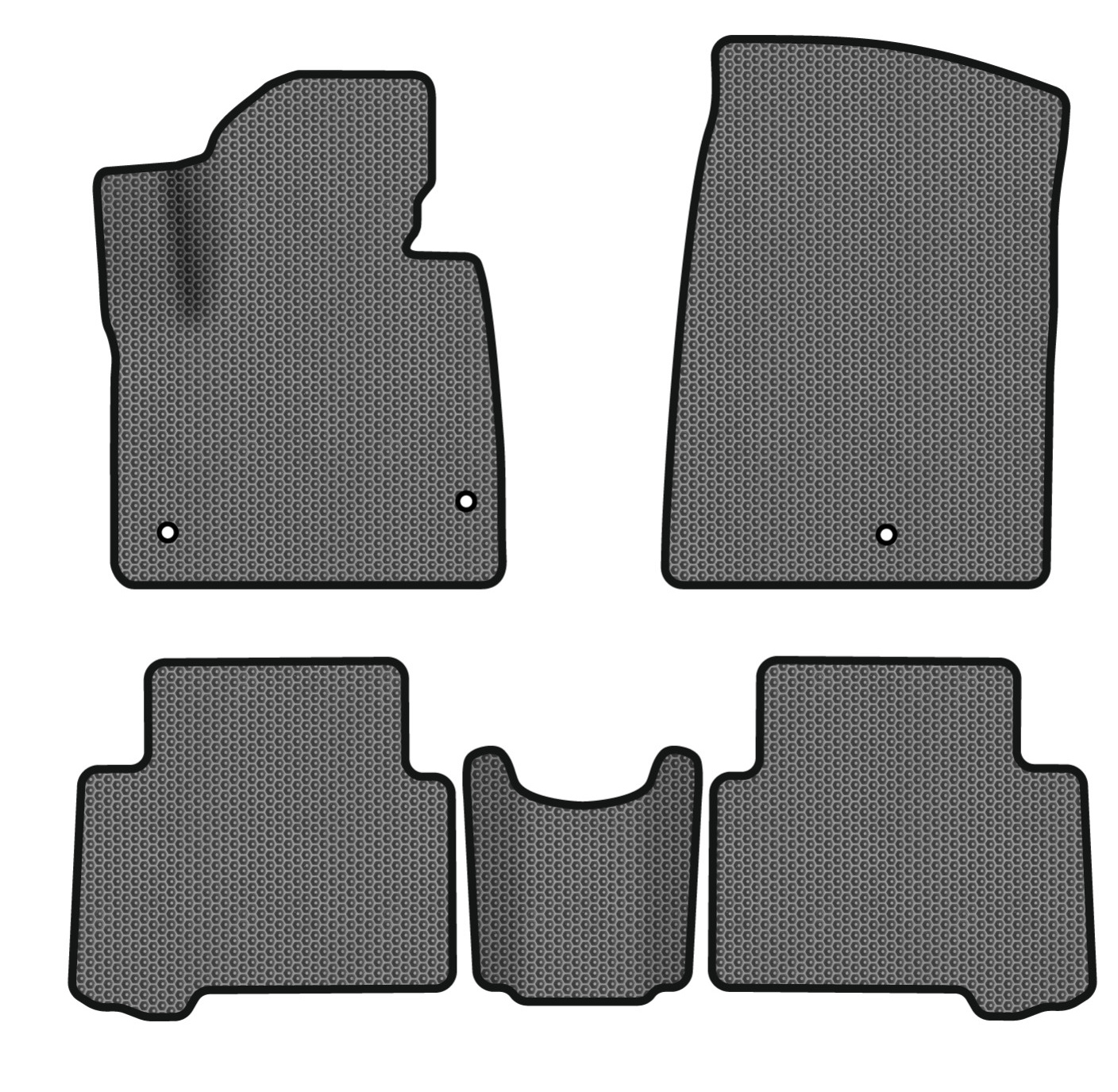 EVA коврики в салон авто EVAtech для Santa FE (DM) 7 seats Hyundai 2012-2017 3 поколение SUV USA HY34472CD5LA3SGB - Фото 1