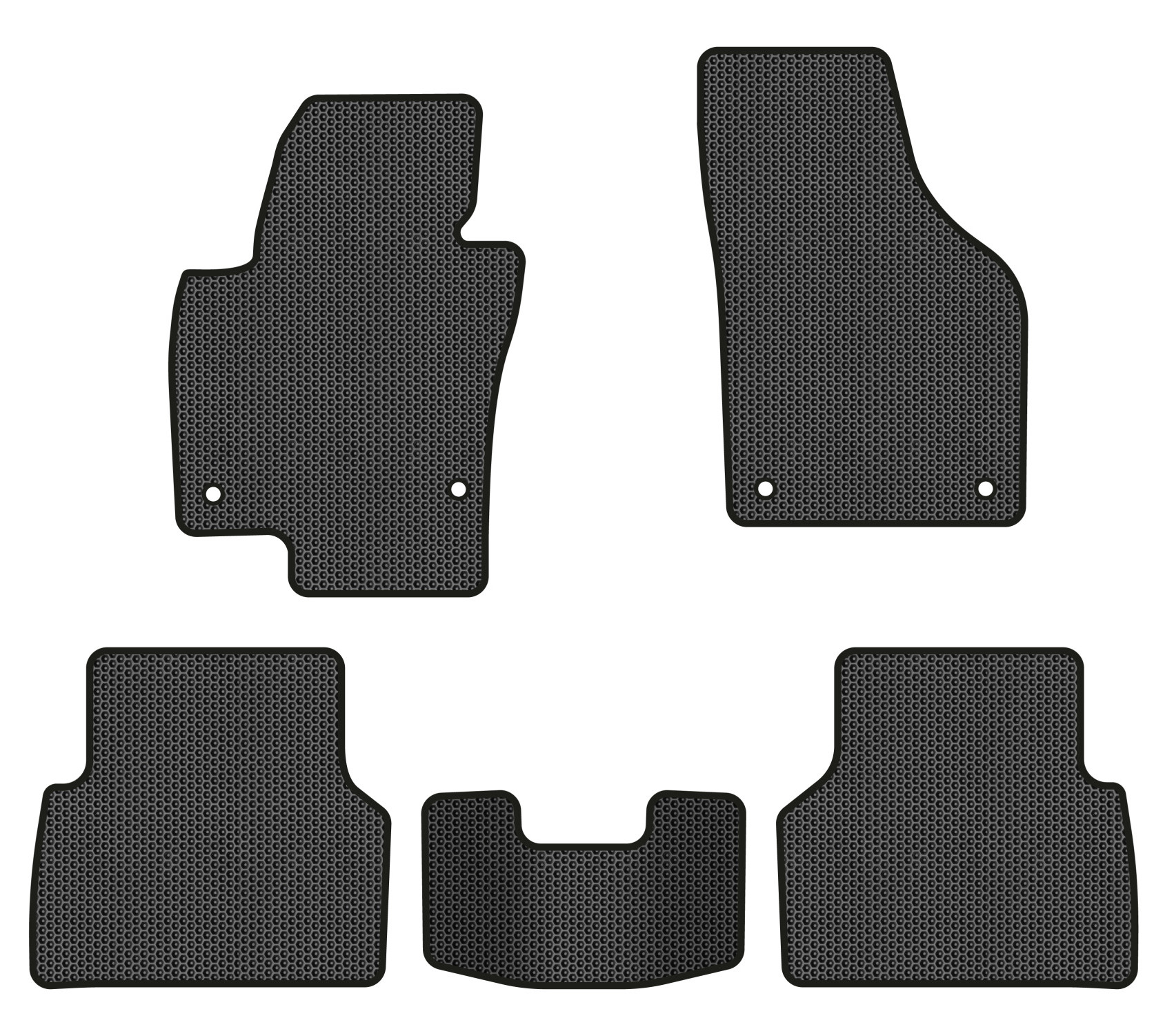 EVA коврики в салон авто EVAtech для Tiguan (NF) AT Volkswagen 2007-2018 1 поколение SUV EU (VW32872CZ5AV4SBB) - Фото 1