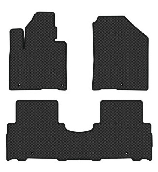 EVA коврики в салон авто EVAtech для Sorento (UM) 5 seats Kia 2014-2020 3 поколение SUV USA KI13350ZV3LA5RBB - Фото 1