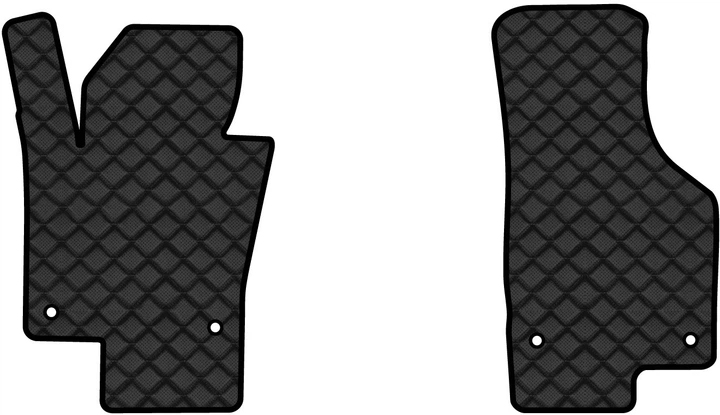 Коврики из экокожи в салон авто передние EVAtech ECO для Passat (B6) (with armrest) Volkswagen 2005-2010 6 поколение Sedan EU VW3264AK2AV4BBB - Фото 1