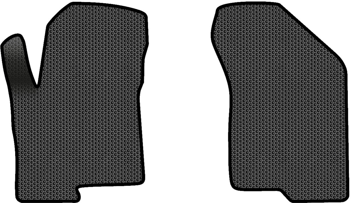 EVA коврики в салон авто передние EVAtech для Compass Restyling Jeep 2011-2016 1 поколение SUV USA JP1781AV2SBB - Фото 1