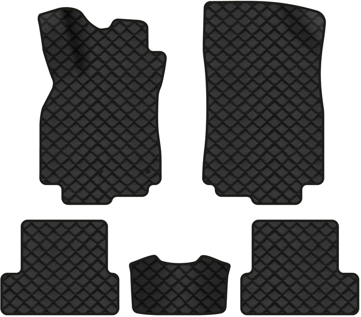 Килимки з екошкіри в салон авто EVAtech ECO для Megane (III) 3-doors AT Renault 2008-2016 3 покоління Htb EU RT33124CDV5RN2BBB - Фото 1