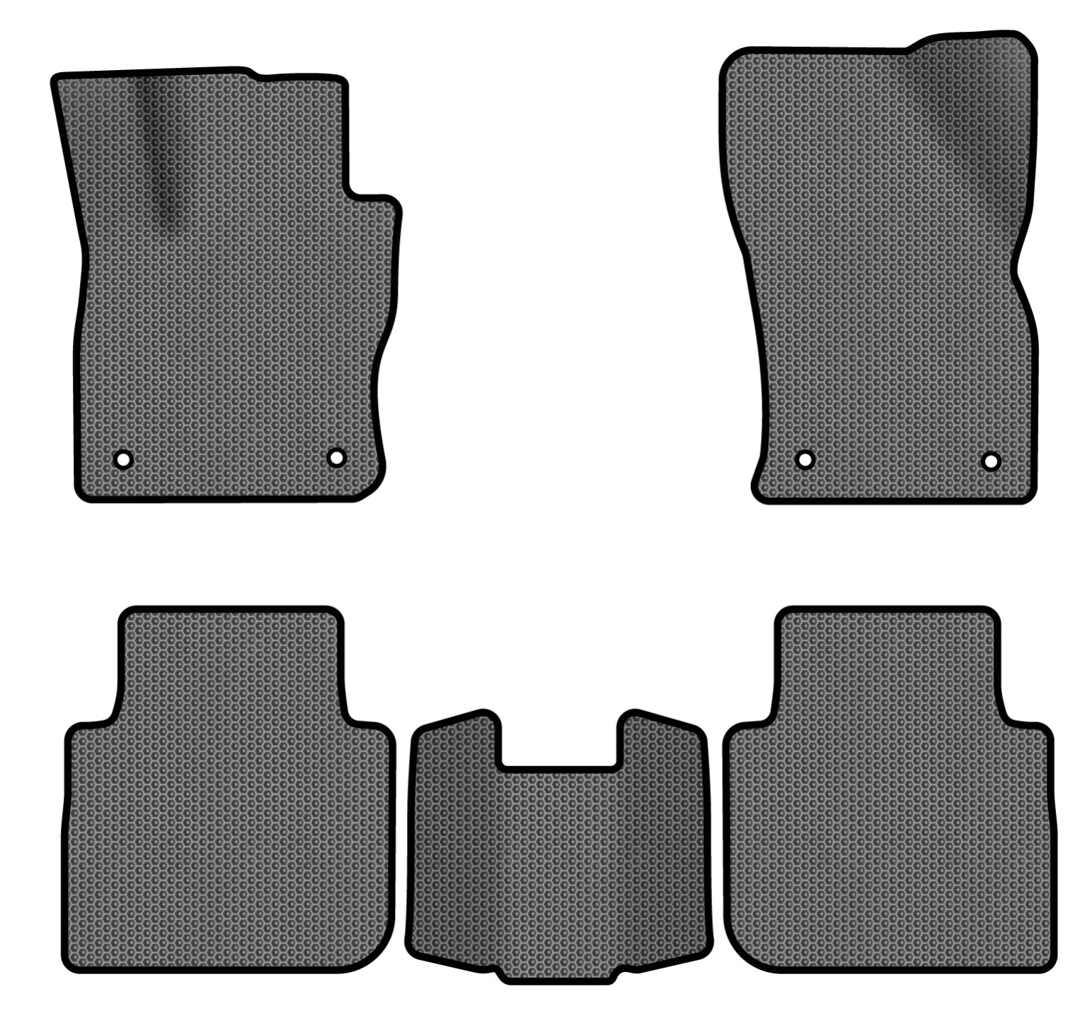 EVA килимки в салон авто EVAtech для Tiguan Allspace 7 seats Volkswagen 2016-2020 1 покоління SUV USA (VW1727CO5AV4SGB) - Фото 1