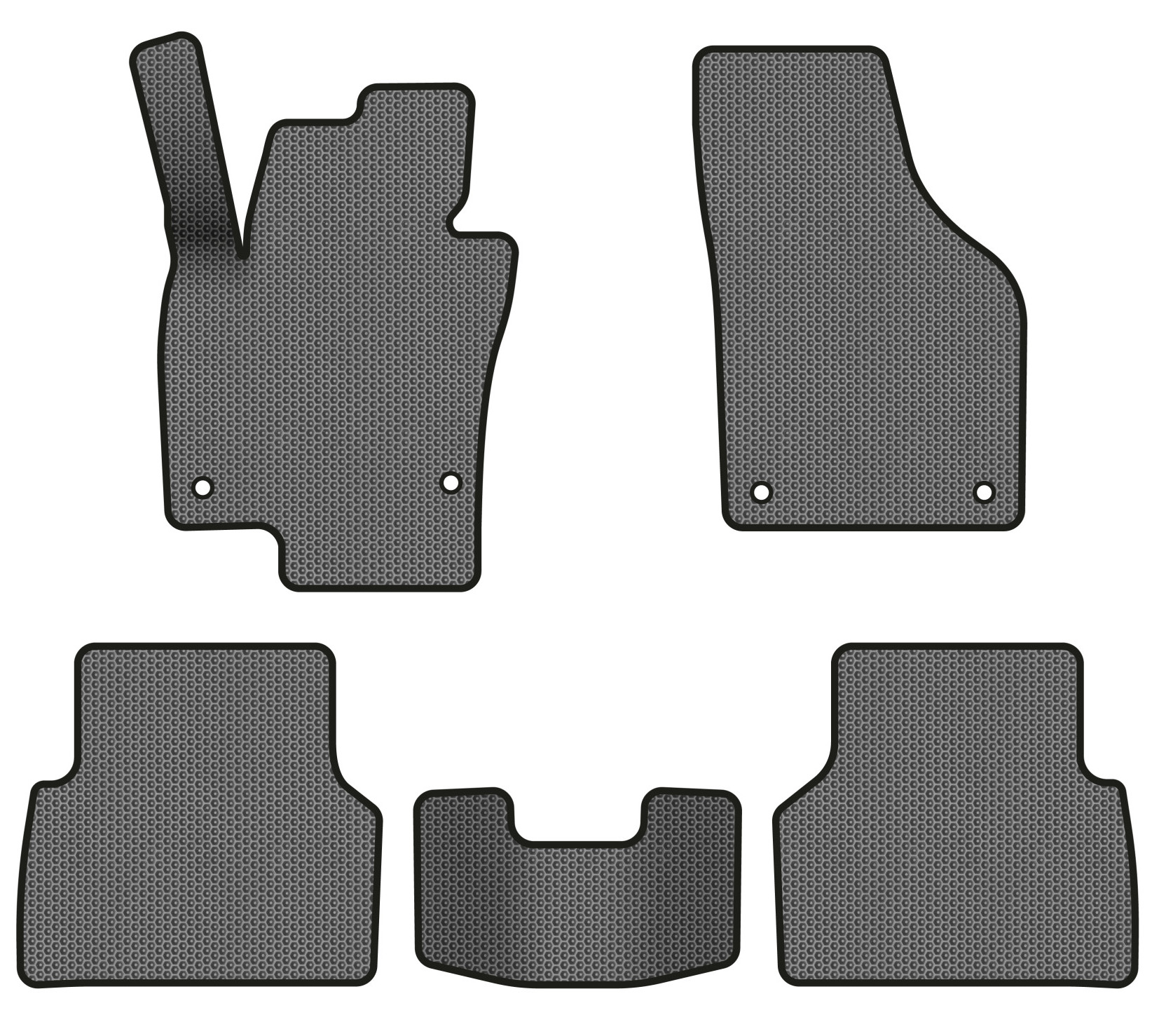 EVA коврики в салон авто EVAtech для Tiguan (NF) MT Volkswagen 2007-2018 1 поколение SUV EU (VW32987CY5AV4SGB) - Фото 1