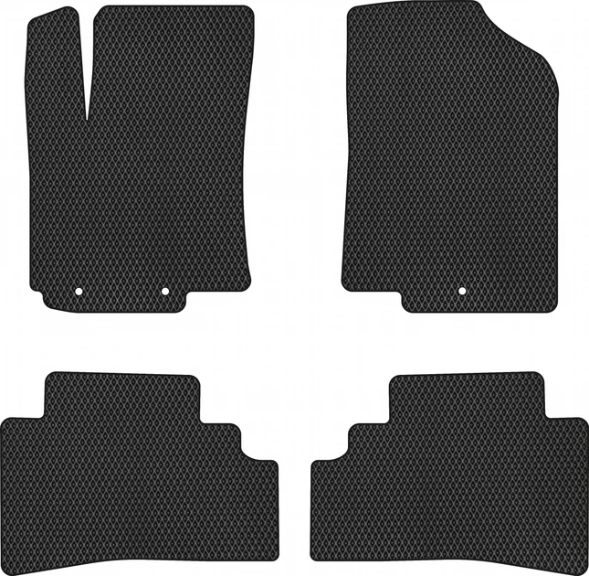 EVA коврики в салон авто EVAtech для Solaris (RBr) Hyundai 2010-2017 1 поколение Htb EU HY33196PVC4LA3RBB - Фото 1