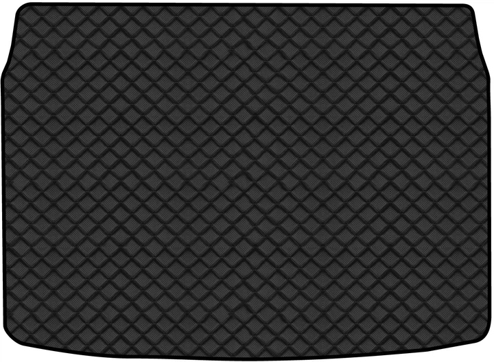 Коврик из экокожи в багажник авто EVAtech ECO для Kona Electric Hyundai 2017-2023 1 поколение SUV EU HY1505B1BBLB - Фото 1