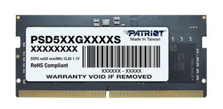 Память DDR Patriot 16GB DDR5-5600 (PSD516G560081S) - Фото 1