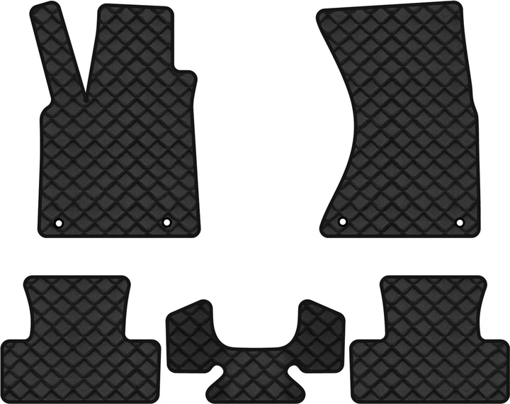 Килимки з екошкіри в салон авто EVAtech ECO для Q5 (8R) Quattro Restyling Audi 2012-2017 1 покоління SUV EU AU43930C5AV4BBB - Фото 1