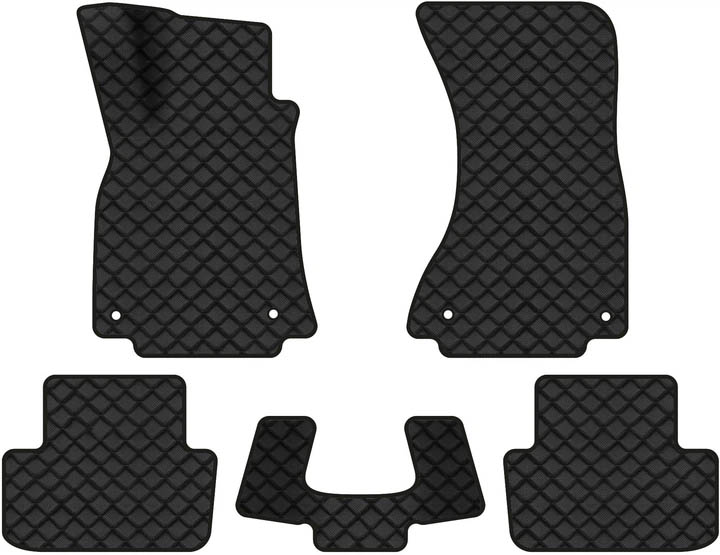 Коврики из экокожи в салон авто EVAtech ECO для A4 (B8) Audi 2008-2011 4 поколение Sedan EU AU31001CD5AV4BBB - Фото 1