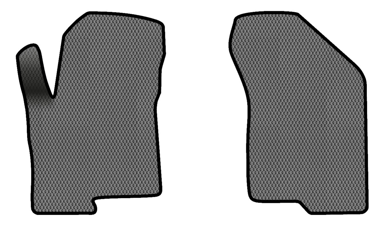 EVA коврики в салон авто передние EVAtech для Compass Restyling Jeep 2011-2016 1 поколение SUV USA JP1781AV2RGB - Фото 1