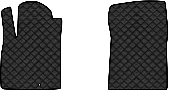 Килимки з екошкіри в салон авто передні EVAtech ECO для Micra IV (K13) Restyling Nissan 2013-2016 4 покоління Htb EU NS41519A2LA1BBB - Фото 1